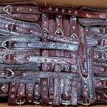 قلاده ۴سانتی چرم گاومیش